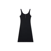Women's Knit Tank Dress Two-Piece Set